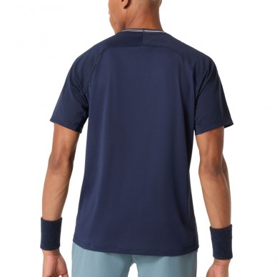 Maglietta Asics Game SS Top blu mezzanotte