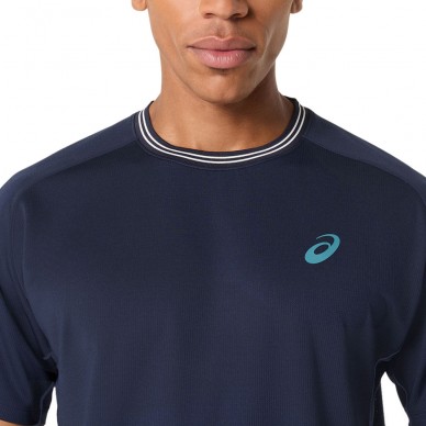Maglietta Asics Game SS Top blu mezzanotte
