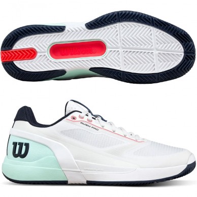 Scarpe Wilson Rush Pro 5 Clay white bay 2026