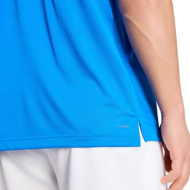 Maglietta Adidas Club blu ciano