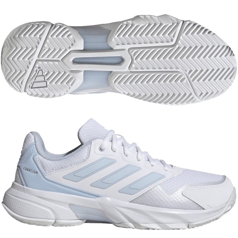 Scarpe Adidas Courtjam Control 3 W crystal white silver 2026
