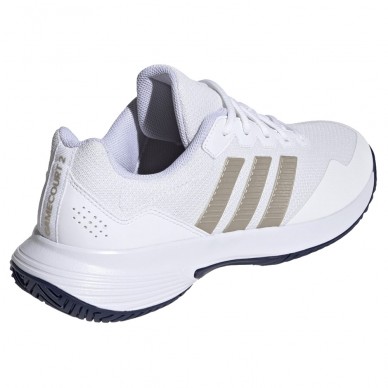 Scarpe Adidas Gamecourt 2 M white metallic dark blue 2026