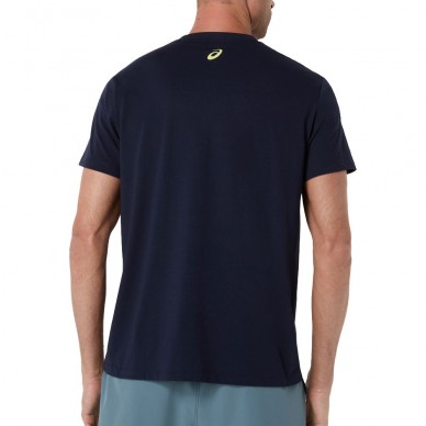 Maglietta Asics Game Seasonal Graphic Tee blu mezzanotte