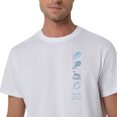 Maglietta Asics Game Seasonal Graphic Tee bianca