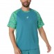 Maglietta Asics Court All Over Print SS Top verde azulado