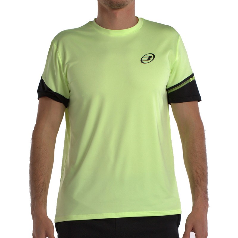 Maglietta Bullpadel Besan giallo zolfo