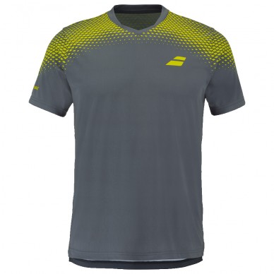 Maglietta Babolat Aero Cneck TEE grigia