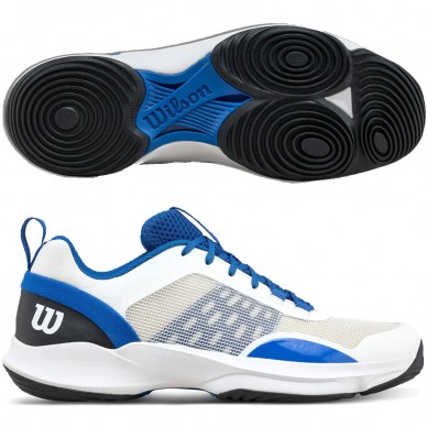 Scarpe Wilson Hurakn Pro V2 white deja vu blue 2025