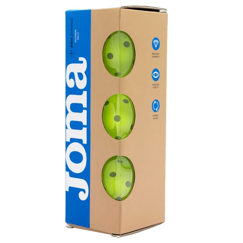 Tubo palline Joma Pickleball giallo fluo