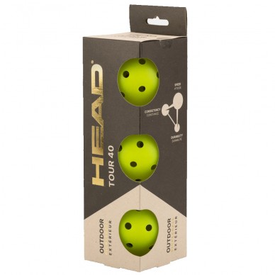 Tubo palline Head Pickleball 3B Tour 40 gialle