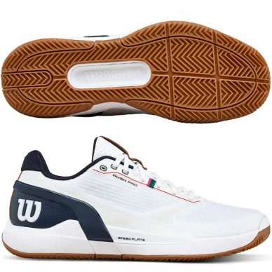 Scarpe Wilson Rush Pro 5 Clay white navy 2026