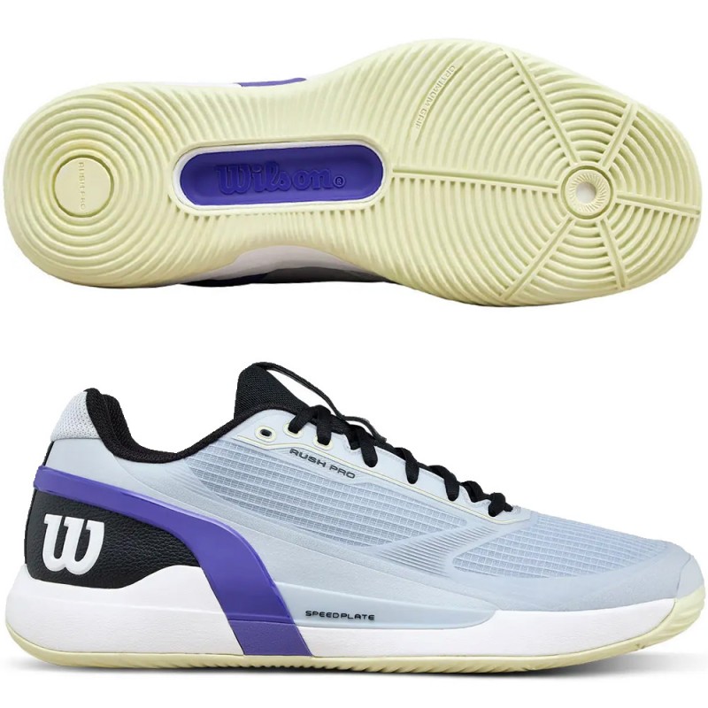 Scarpe Wilson Rush Pro 5 Padel grey daw 2026