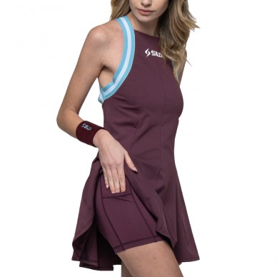 Vestito Siux Apex bordeaux