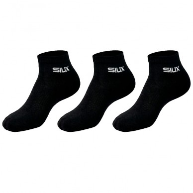 Calzini Siux Basic corti Pacco 3u neri