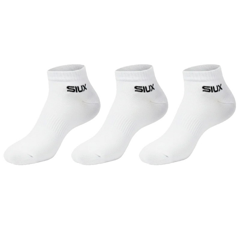 Calzini Siux Basic corti Pack 3u bianchi