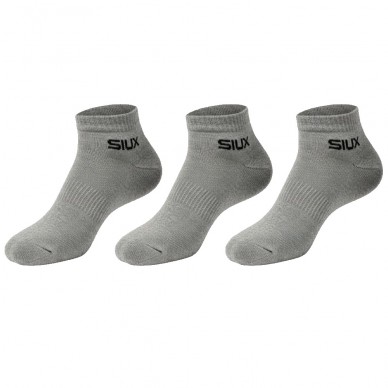 Calzini Siux Basic corti Pacco 3u grigi