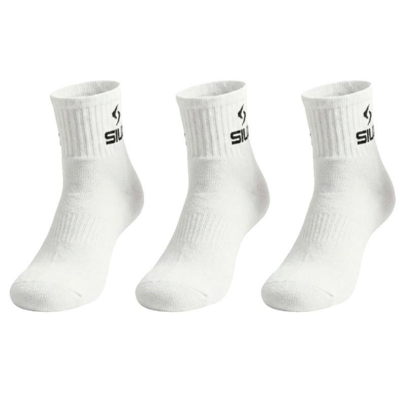 Calzini Siux Basic Pack 3u bianchi