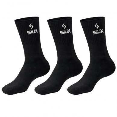 Calzini Siux Basic alte Pack 3u nere