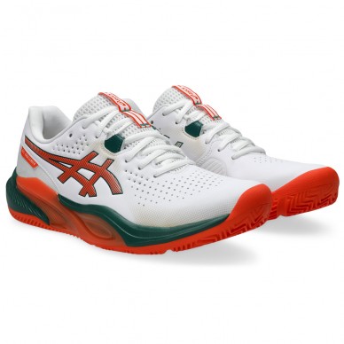 Scarpe Asics Gel Challenger 15 Padel white energy orange 2026