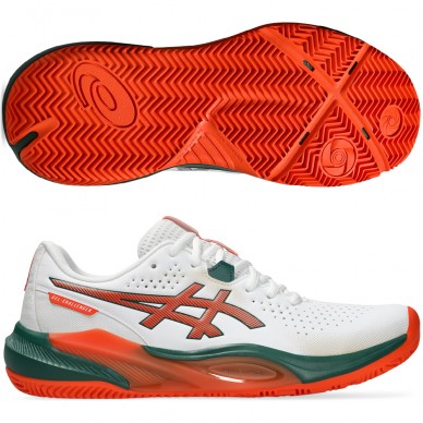 Scarpe Asics Gel Challenger 15 Padel white energy orange 2026