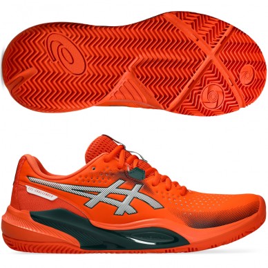 Scarpe Asics Gel Challenger 15 Padel energy orange jewel green 2026