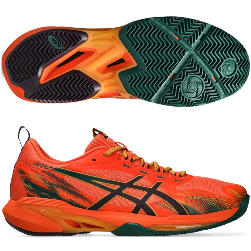 Scarpe Asics Sonicsmash FF energy orange dark aubergine 2026