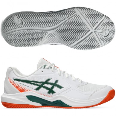 Scarpe Asics Gel Dedicate 9 Padel white jewel green 2026