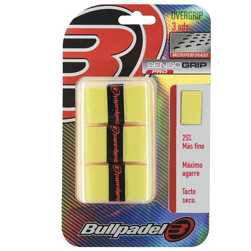 Overgrips Bullpadel Microperforados GB1705 Amarillo Flúor