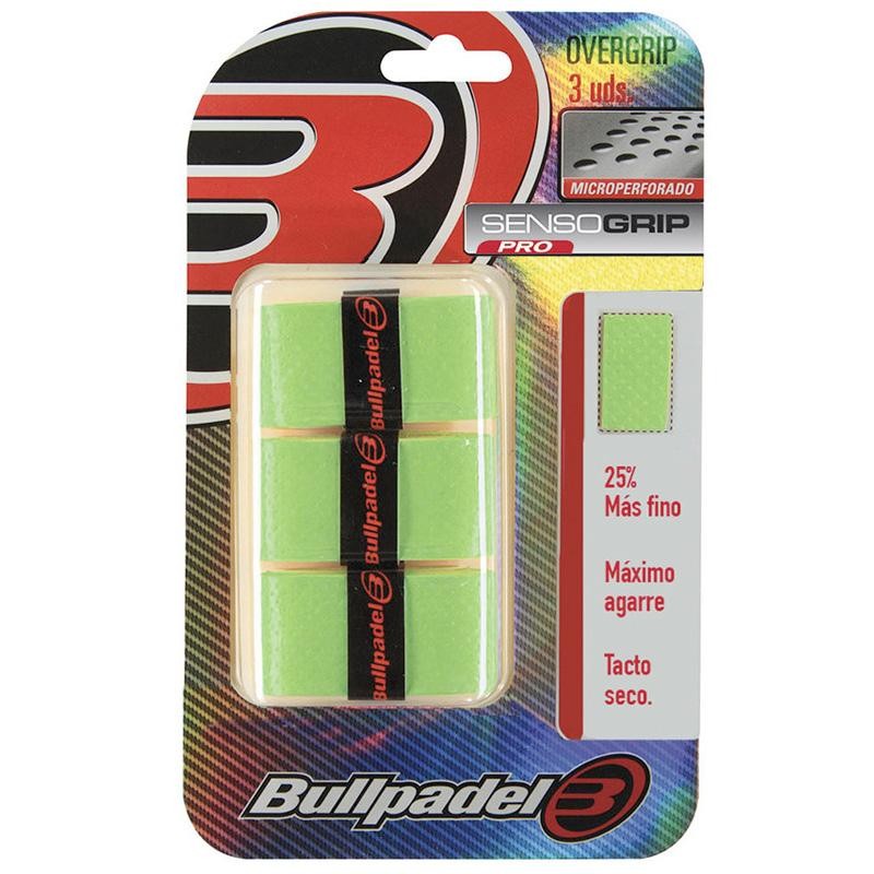 Overgrips Bullpadel Sensogrip Microperforados GB1705 Verdes Overgrips Bullpadel Sensogrip Microperforados GB1705 Verdes