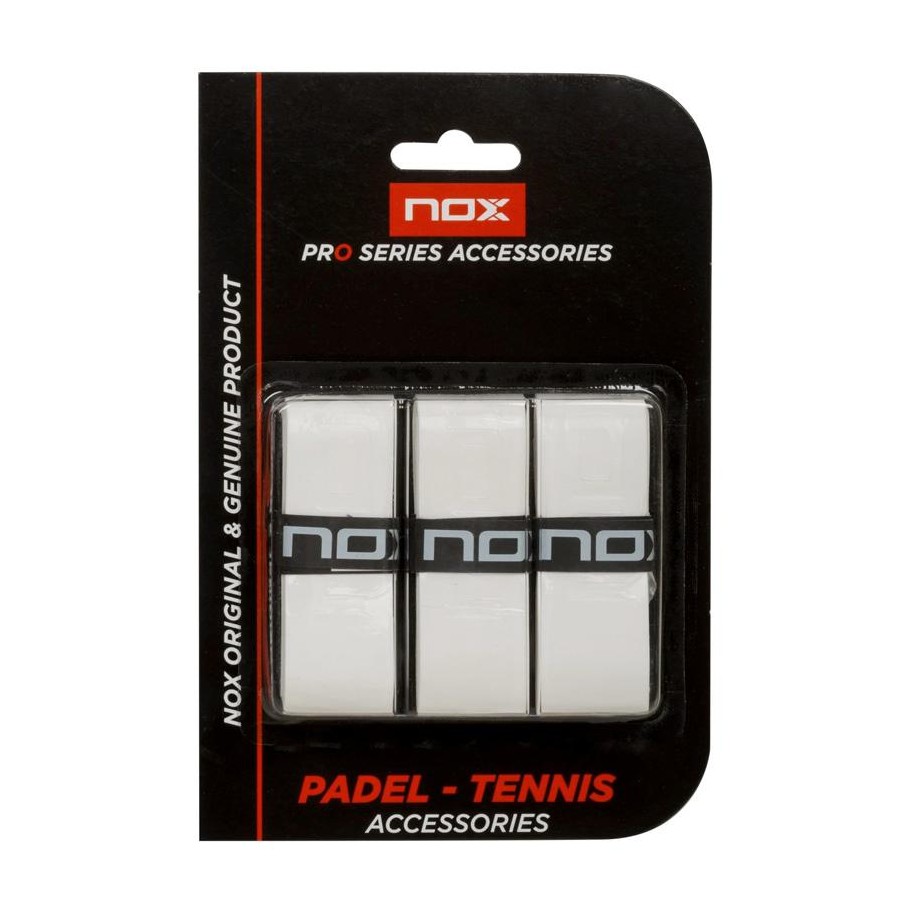 Overgrips Nox Extra Grip Blancos 3 unidades