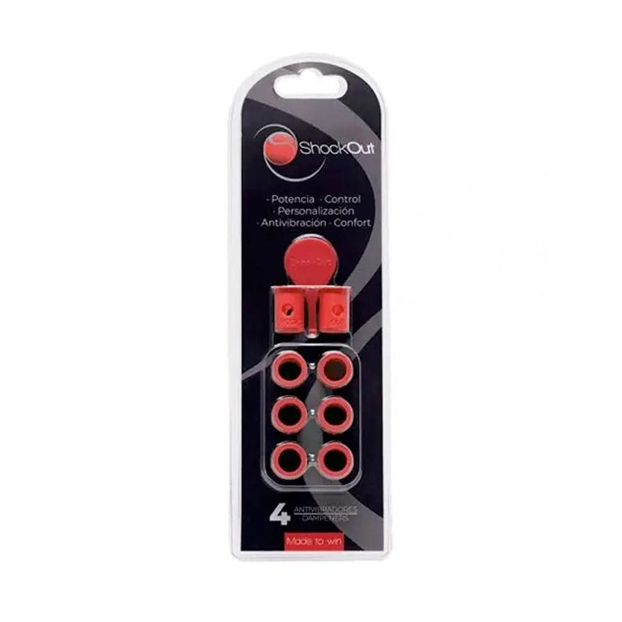 Antivibrador Padel Shockout Rojo