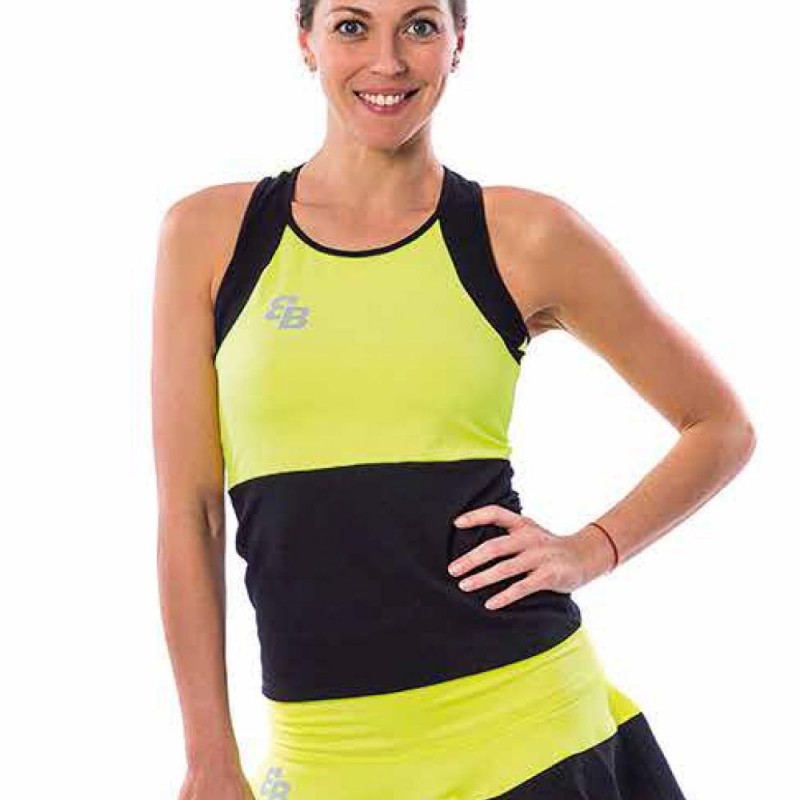 Camiseta tirantes BB Boston Amarillo Fluor Camiseta tirantes BB Boston Amarillo Fluor