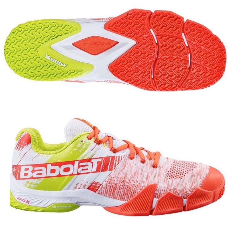 Zapatillas Babolat Movea Men White Nasturtium 2021