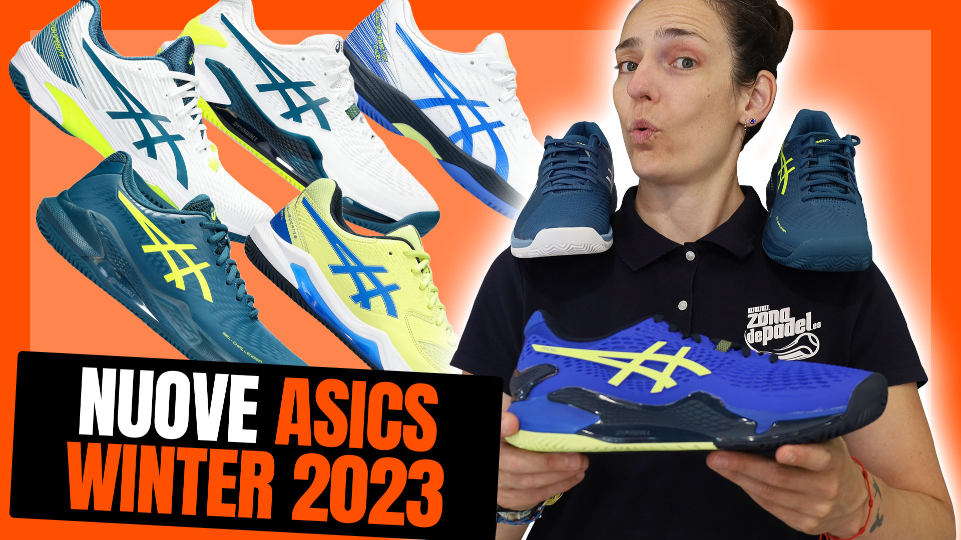 Lancio, nuova collezione di scarpe da padel Asics AW 2023