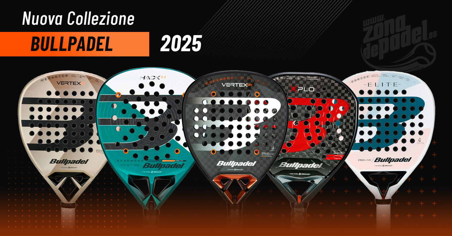 Nuova collezione di racchette Bullpadel 2025: Vertex 04 rinnovata e la XPLO 2025, la bomba di Bullpadel