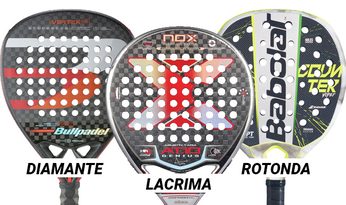 Forme delle Racchette Padel