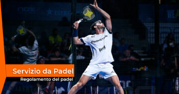 Regole del padel: servizio e torna