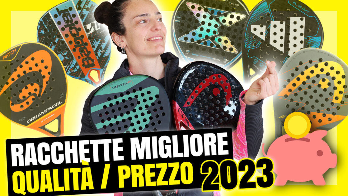 Le migliori racchette da padel qualità-prezzo del 2023, sali di livello