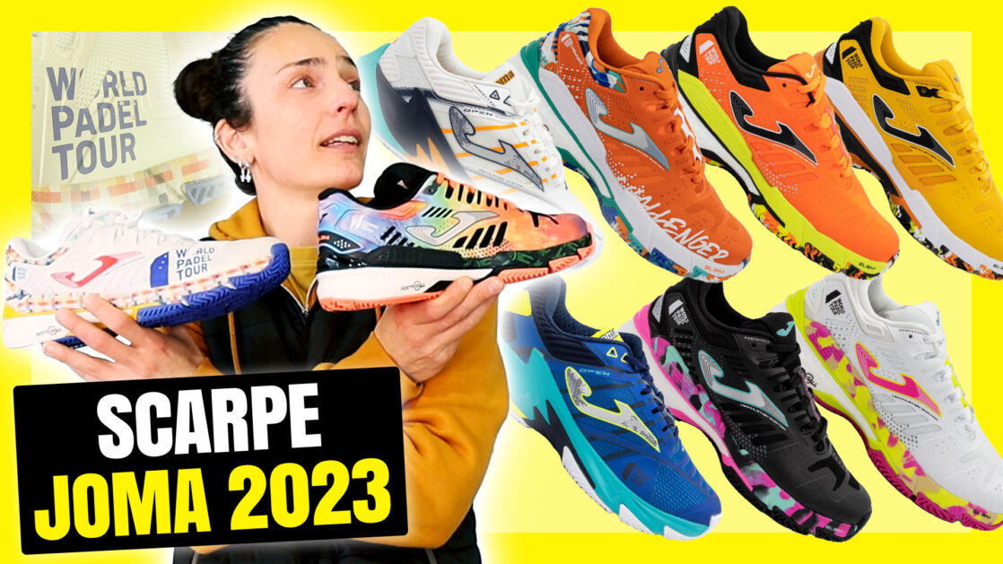 Nuove scarpe da padel Joma 2023, la nuova collezione World Padel Tour