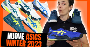 Lancio, nuova collezione di scarpe da padel Asics AW 2023
