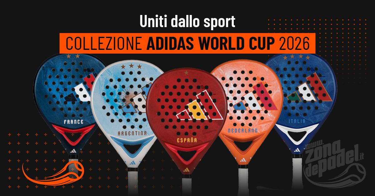 Adidas World Cup 2026: tutte le racchette padel del mondiale che celebrano il padel per paesi.
