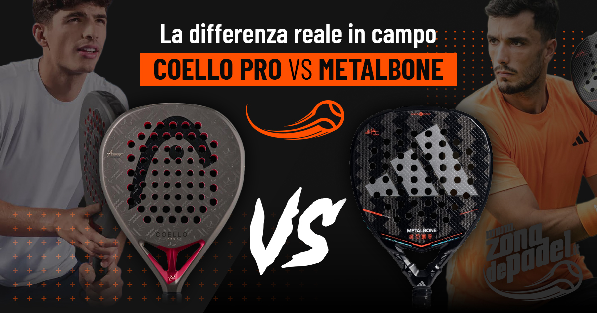 Comparativa Adidas Metalbone 2026 e Head Coello Pro 2026: differenze e sensazioni.
