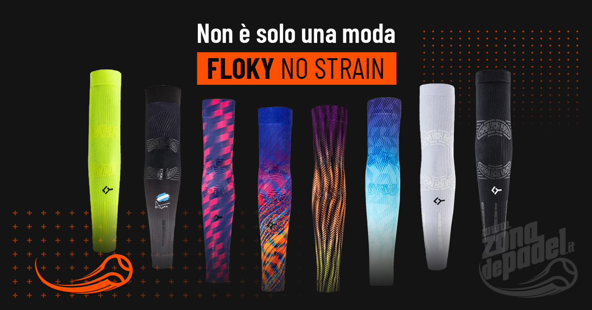 Floky No Strain: cosa sono le maniche per il padel e perché le usa Agustín Tapia?